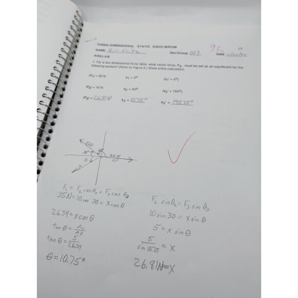 Physics Laboratory Manual With Computer Simulations 1992 Ed. Drexel University - Picture 14 of 15